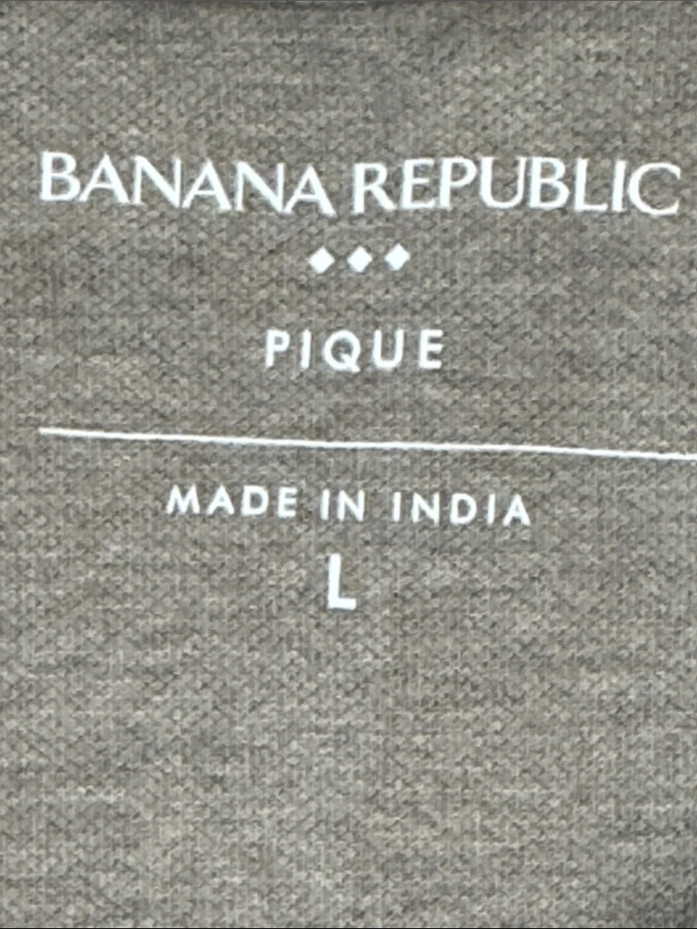 Banana Republic Men's Pique Polo Shirt